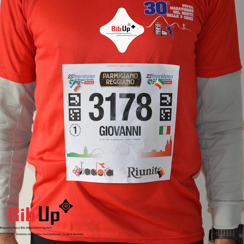 BibUp Magnetic RaceBib Fixing System! (Black) - Image 2